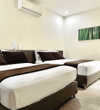 Habitacion doble amplia con aire acondicionado en hotel ubicado en villavicencio meta